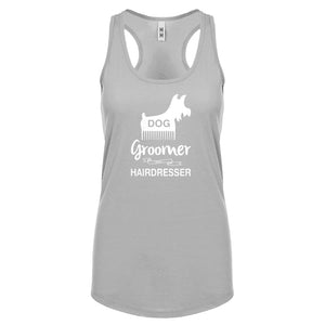 Racerback Dog Groomer Womens Tank Top