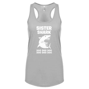 Sister Shark Womens Racerback Tank Top