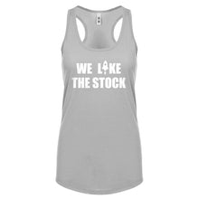 WE LIKE THE STOCK Womens Racerback Tank Top