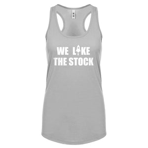 WE LIKE THE STOCK Womens Racerback Tank Top