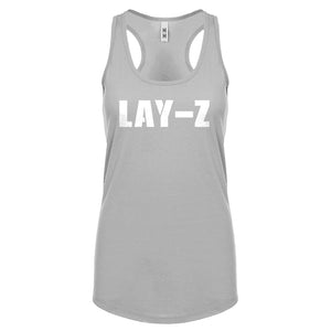 Racerback Lay-Z Womens Tank Top