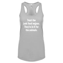 Junk Food Vegans Womens Racerback Tank Top