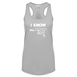 Racerback I Know Womens Tank Top
