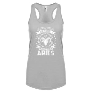 Racerback Aries Astrology Zodiac Sign Womens Tank Top