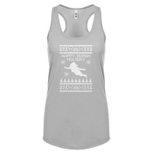 Racerback Happy Human Holiday Womens Tank Top