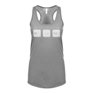 Alt Right Delete Womens Sleeveless Tank Top