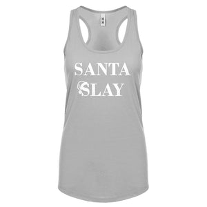 Santa Slay Womens Racerback Tank Top