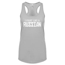 I Fight Like a Russian Womens Racerback Tank Top