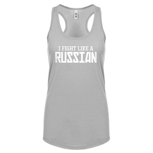 I Fight Like a Russian Womens Racerback Tank Top