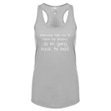 Racerback Back to Bed Womens Tank Top
