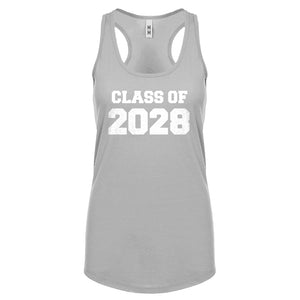 Class of 2028 Womens Racerback Tank Top