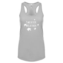 Sweater Weather Womens Racerback Tank Top