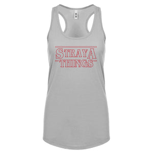 Straya Things Womens Racerback Tank Top