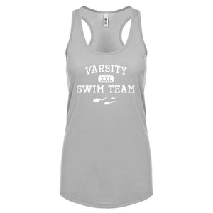 Varsity Swim Team Womens Racerback Tank Top
