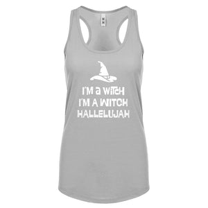 Im a Witch Hallelujah Womens Racerback Tank Top