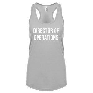 Director of Operations Womens Racerback Tank Top