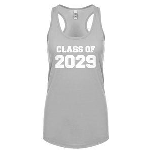 Class of 2029 Womens Racerback Tank Top