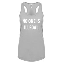 Racerback No One is Illegal Womens Tank Top