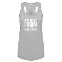 Straight Outta Stimulus Checks Womens Racerback Tank Top