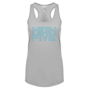 Racerback High Five Womens Tank Top
