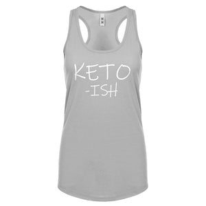 KETO -ish Womens Racerback Tank Top