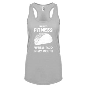 Racerback Fitness Taco Womens Tank Top