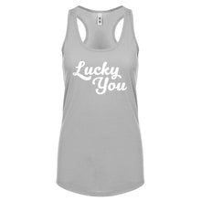 Lucky You Womens Racerback Tank Top