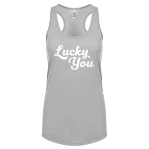 Lucky You Womens Racerback Tank Top