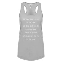 Racerback 99 Bugs in the Code Womens Tank Top