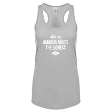 Nunes the Lioness Womens Racerback Tank Top