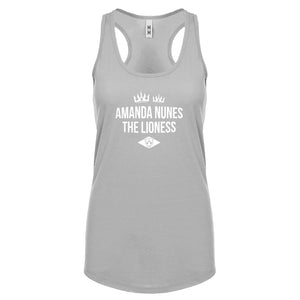 Nunes the Lioness Womens Racerback Tank Top