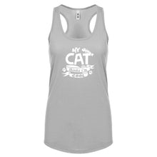 My Cat Thinks I'm Cool Womens Racerback Tank Top