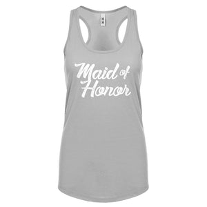 Racerback Maid of Honor Womens Tank Top