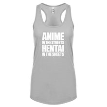 Racerback Anime in the Streets Womens Tank Top