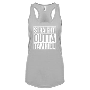 Straight Outta Tamriel Womens Racerback Tank Top