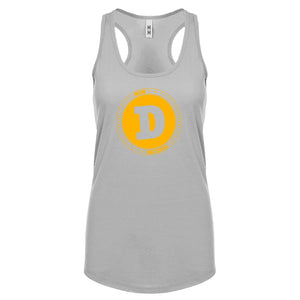 DOGECOIN Womens Racerback Tank Top