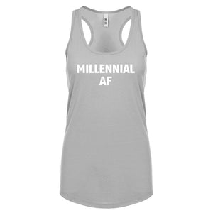 Millennial AF Womens Racerback Tank Top