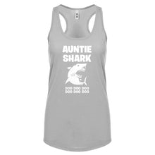 Auntie Shark Womens Racerback Tank Top