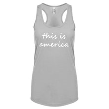 Racerback This is America Womens Tank Top