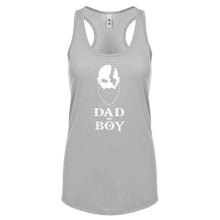 Racerback Dad of Boy Womens Tank Top