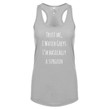 Racerback Trust Me, I Watch Greys Womens Tank Top