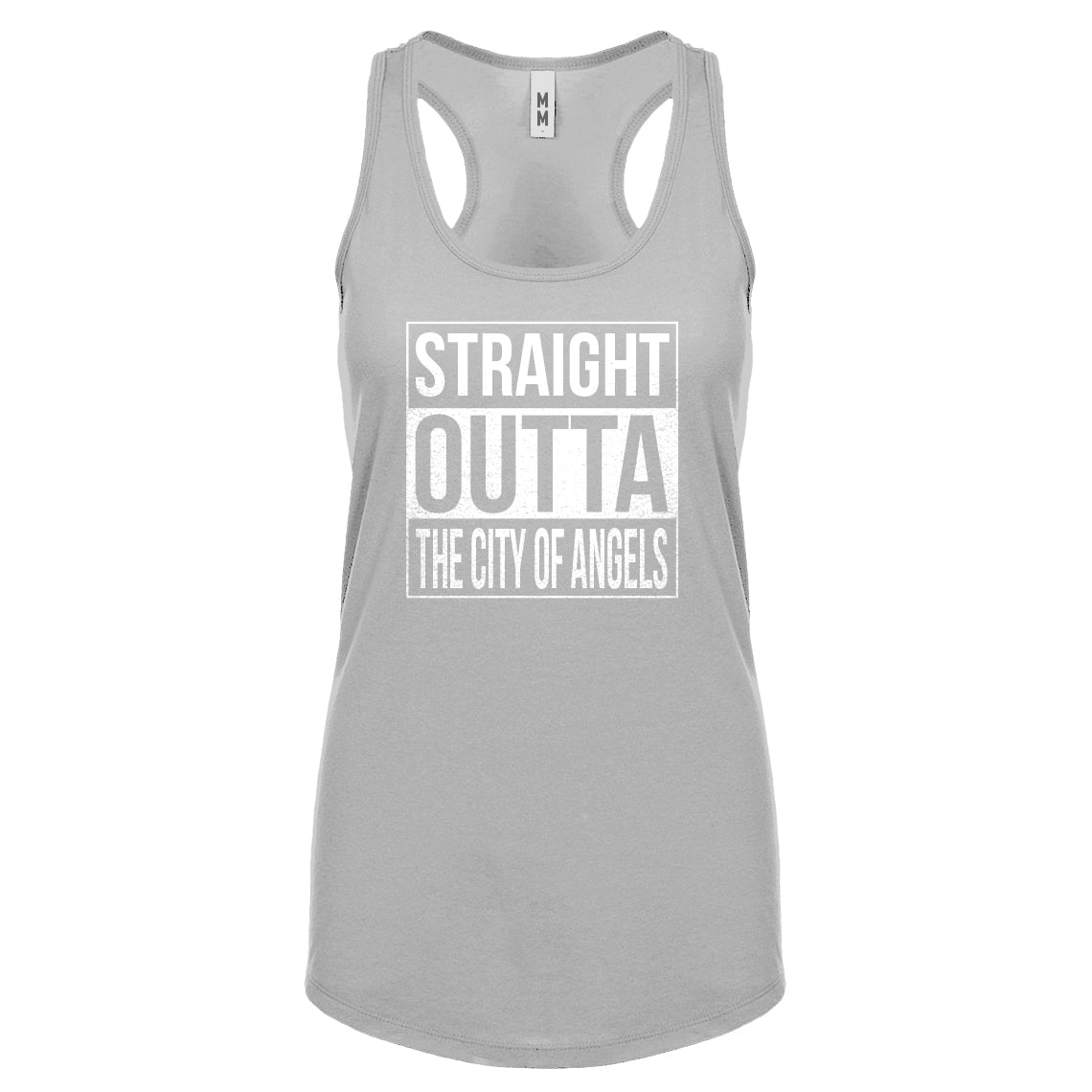 Straight Outta The City of Angels Womens Racerback Tank Top