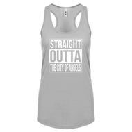 Straight Outta The City of Angels Womens Racerback Tank Top