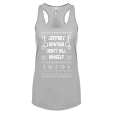 Epstein Didn't Kill Himself Christmas Womens Racerback Tank Top