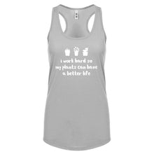 Racerback So My Plants can have a Better Life Womens Tank Top
