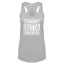 Straight Outta San Diego Womens Racerback Tank Top