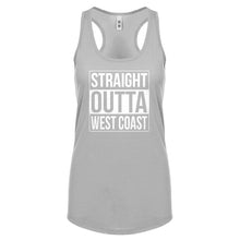 Straight Outta West Coast Womens Racerback Tank Top