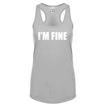 I'm Fine Womens Racerback Tank Top