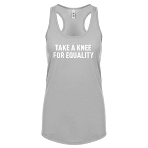 Racerback Take a Knee for Equality Womens Tank Top
