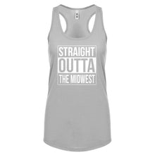 Straight Outta the Midwest Womens Racerback Tank Top